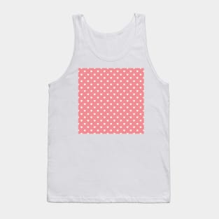 Tiny Pink Hearts Pattern Tank Top